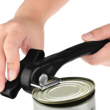 Manual Can Opener – Can Opener, Ergonomic Non-Slip Design with Smooth Edge, Can Opener That Doesn't Touch
