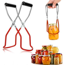Kitchen accessory - AMOUNE - Jar Lifter Tongs - Stainless Steel - Red - For hot jars