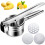 Potato Masher - MARSEE - Stainless Steel - 3 Interchangeable Discs - Ergonomic Design - Multi-Purpose 1