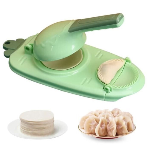 2-in-1 Dumpling Maker - Not Specified - Automatic Ravioli Press - White - Polypropylene - 27.5x8x23 cm