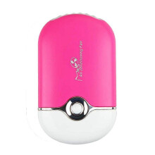 (rose red) Grafting Planting False Eyelash Blower Mini Handheld Air Conditioner Small Fan Usb Charging Leafless Fan Appliance