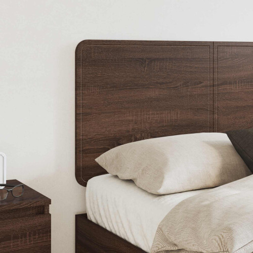 VidaXL vidaXL Headboard Brown Oak Engineered wood 2