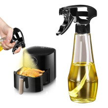 Oil Sprayer - RNEMITERY - Glass Bottle - Black - Air Fryer Spray - Olive Oil