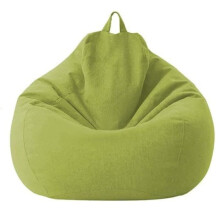 AMOUNE Linen Bean Bag Cover, Unfilled, Indoor/Outdoor Bean Bag, for Adults, Children and Teenagers - 80x90cm