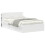 VidaXL vidaXL Headboard Cabinet with Storage White Engineered Wood 3