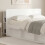 VidaXL vidaXL Headboard Cabinet with Storage White Engineered Wood 4