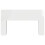 VidaXL vidaXL Headboard Cabinet with Storage White Engineered Wood 5
