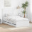 VidaXL vidaXL Bed Frame with Drawer White 90 x 190 cm Engineer Wood 1