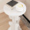 VidaXL vidaXL Coffee Table White 39.5 x 39.5 x 53.5 cm Solid pine wood 5