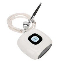 Tbest Airbrush Kit Beauty Machine Oxygen Injection Moisturizing Airbrush Kit Tattoo Paint Gun (EU Plug)