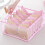 Storage box, Underwear drawer divider, bra storage boxes - Pink type 6 grid-bra 1