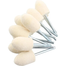12-piece 12mm felt polishing kit - ZVD - Conical - Jewelry, Glass, Stone