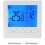 Smart wall thermostat with LCD screen for underfloor heating - blue backlight 1
