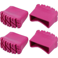 Set of 4 anti-slip rubber protective tips for folding ladders, manual work, construction sites, technical ladders