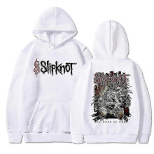 (XL, Purple) Prepare For Hoodie Metal Sweatshirt Man Hoodies Tops Men Slipknots Double Sided Print Hooded Pullover