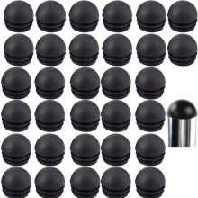 End Caps - HANDEIU - Round Chair Tube - Black Rubber - 25mm - Wear Resistant