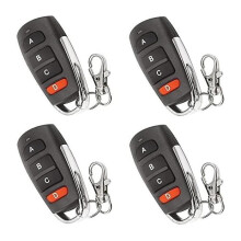 4 Piece Universal Remote Copy Garage Door Remote, Door Remote, Remote Key FOB, Garage Door Replacement