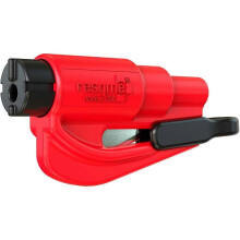 (1 PCE, Red) Resqme GBO-RQMTWIN-BLAU Car Escape Tool