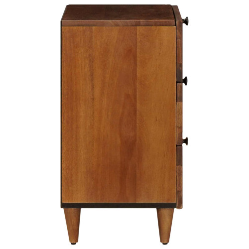 VidaXL vidaXL Bedside Cabinet Brown 50 x 33 x 62 cm Solid Mango Wood 2