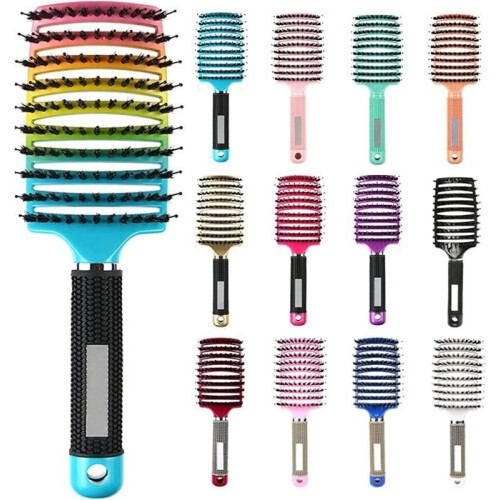 1 detangling hairbrush, magic detangling brush - multicolor