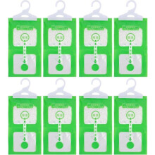 Wardrobe Dehumidifier Bags, 8 x 100g Bags, Hanging Dehumidification Bags, Anti-Mold, Moisture Eliminator Set, Bag