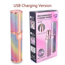Portable 2-in-1 electric epilator, eyebrows and face, for women, painless hair removal razor, [3076B04]