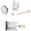 Universal replacement drain plug for kitchen and bathroom sinks, adjustable height, chrome bracket 4