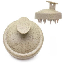 Silicone shampoo brush head, scalp massage comb, bath and shower tool for washing hair - 2