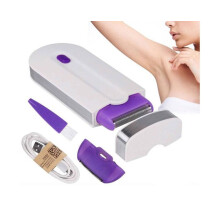 USB rechargeable epilator for women, portable shaver for body, face, legs, bikini line, lips