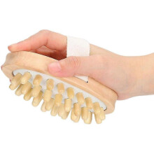 Shower Brush Massage Brush with Natural Wood Dry Brushing Body Brush Cellulite and Lymphatic Drainage Massager Body Scrubber Shower Brush Hair Shower
