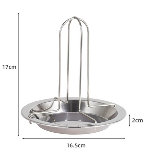 Stainless Steel Chicken Barbecue Roasting Pan Grill Rack 1