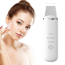 Ultrasonic peeling device to remove blackheads, skin scrubber for deep cleansing