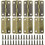 Mini hinges - LARGEIGHT - 50 pieces - Retro style - 30 x 17 mm - Bronze 1