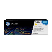 Cartucho de toner amarelo HP 304A para impressoras HP Color LaserJet CP2025/CM2320MFP