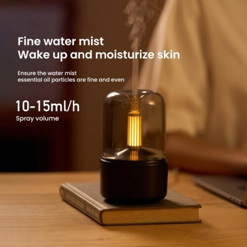 PRUMYA Aroma Diffuser, Candle-Style Aromatherapy Machine, Humidifier - USB Charging 1