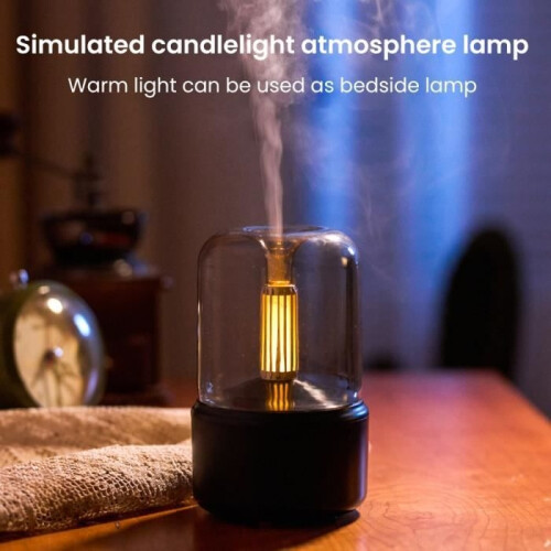 PRUMYA Aroma Diffuser, Candle-Style Aromatherapy Machine, Humidifier - USB Charging 2
