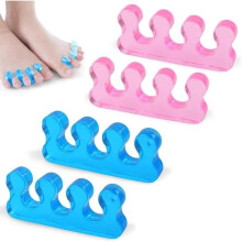 Toe Separators - Not Specified - 4pcs - Flexible Gel - Reusable - Ergonomic Comfort