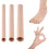 12 Pieces Corn Plasters for Feet - Cuttable Silicone - Toe Protector - Brown Brown TOE SEPARATOR 1