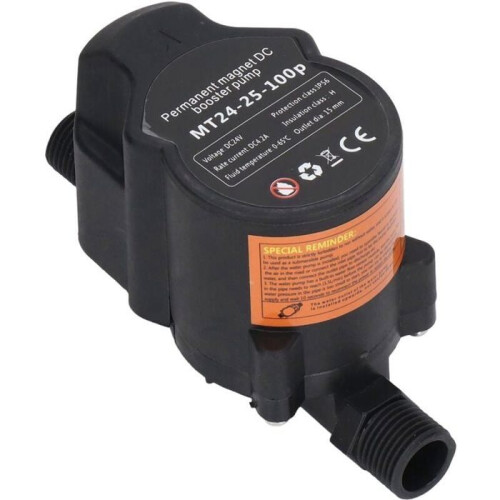 Automatic shower pressure booster pump, wall-mounted, recirculating, 24V DC, 100-240V, EU plug YYV 1