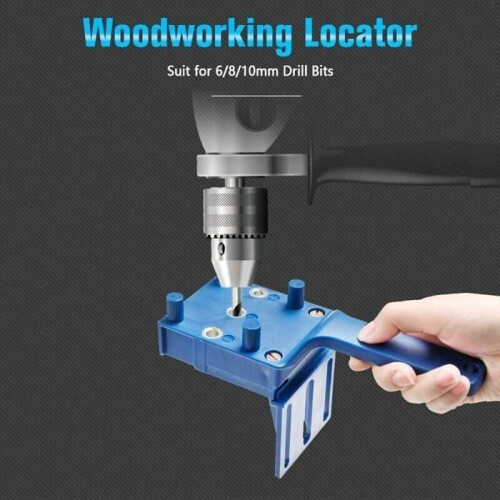 41-Piece Dowel Drilling Jig, 6/8/10mm Wood Dowel Guide, Doweling Kit with Centering Tool 2