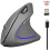 Wireless Vertical Mouse - Gray - 600mAh Rechargeable - 6 Buttons - Ergonomic Comfort 1