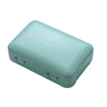Portable Pill Organizer - Magnetic Pill Organizer with 8 Compartments - Green