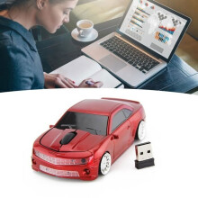 Wireless computer mouse - VVIKIZY - Sports car - Red - High precision - Plug and play