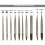 Mini Needle Files - LARGEIGHT - 2 mm x 100 mm - Diamond Cut - For DIY Projects - 10 Pieces 3