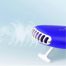 (Black) Grafting Planting False Eyelash Blower Mini Handheld Air Conditioner Small Fan Usb Charging Leafless Fan Appliance