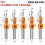 5pcs 8mm shank - 8mm shank countersunk drill bit, 1 piece 2