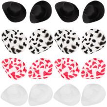 40St Mini Partyhoedjes Plastic Assortiment Voor Huisdier En Knutselen