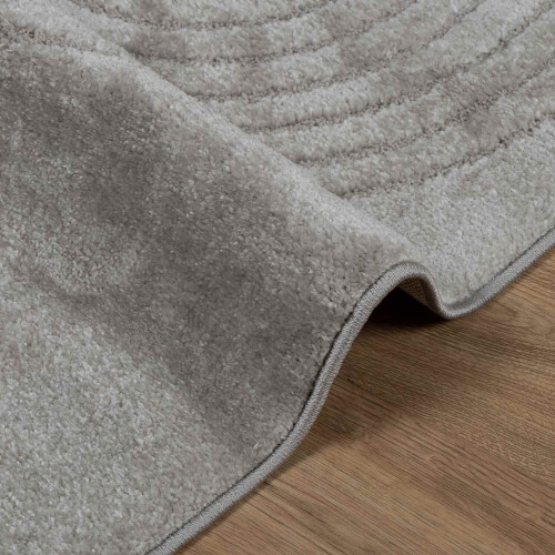 VidaXL vidaXL Area Rugs Rectangular GALATI Grey 200 x 80 cm Polyester 2
