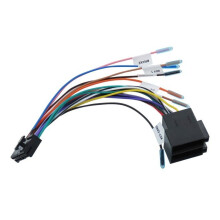 20-Pin ISO Wiring Harness Adapter, 21.5cm Car Stereo Cable, Universal Reverse Steering Wheel Control