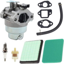 Honda GCV160 Carburetor Kit (Carburetor, Gaskets, Air Filter, Fuel Line) for GCV160A, GCV160LA, and GCV160LE Engines